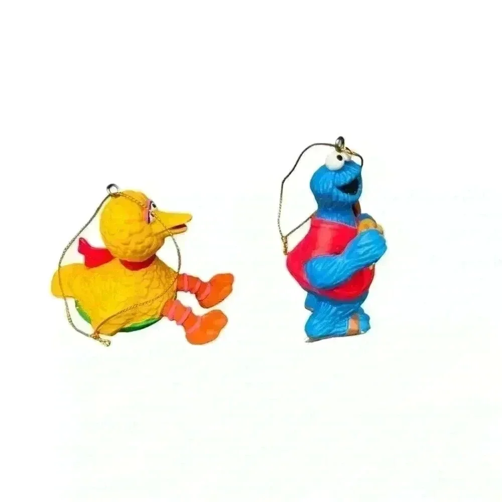 Sesame Street Big Bird & Cookie Monster Ornaments